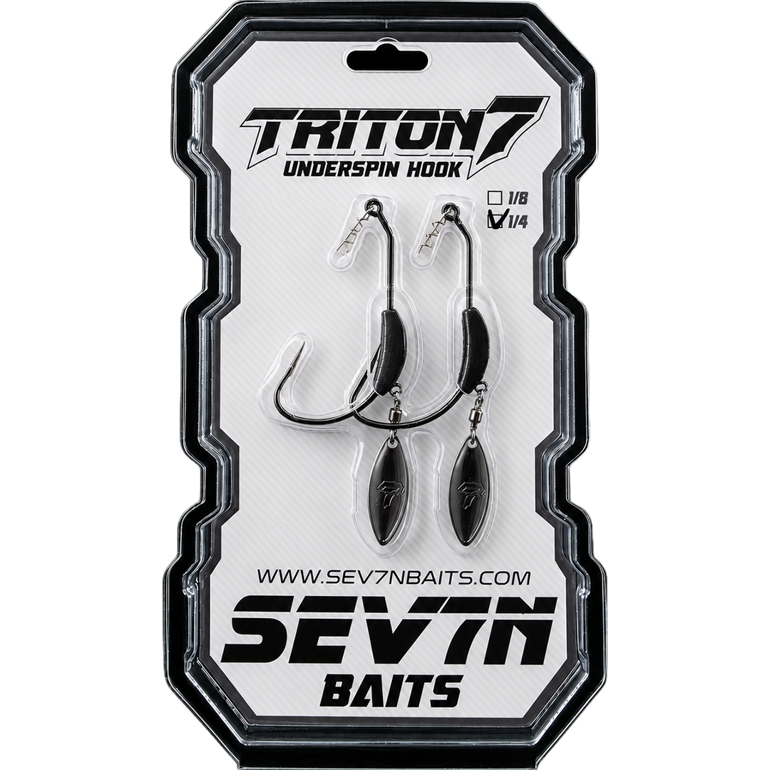 Triton 7 Underspin Hook Black